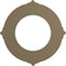 Ekena Millwork Benson Ceiling Medallion (Fits Canopies up to 6 1/8"), 11 1/8"OD x 6 1/8"ID x 5/8"P, Flash Gold CM11BNFLS - alternate 4